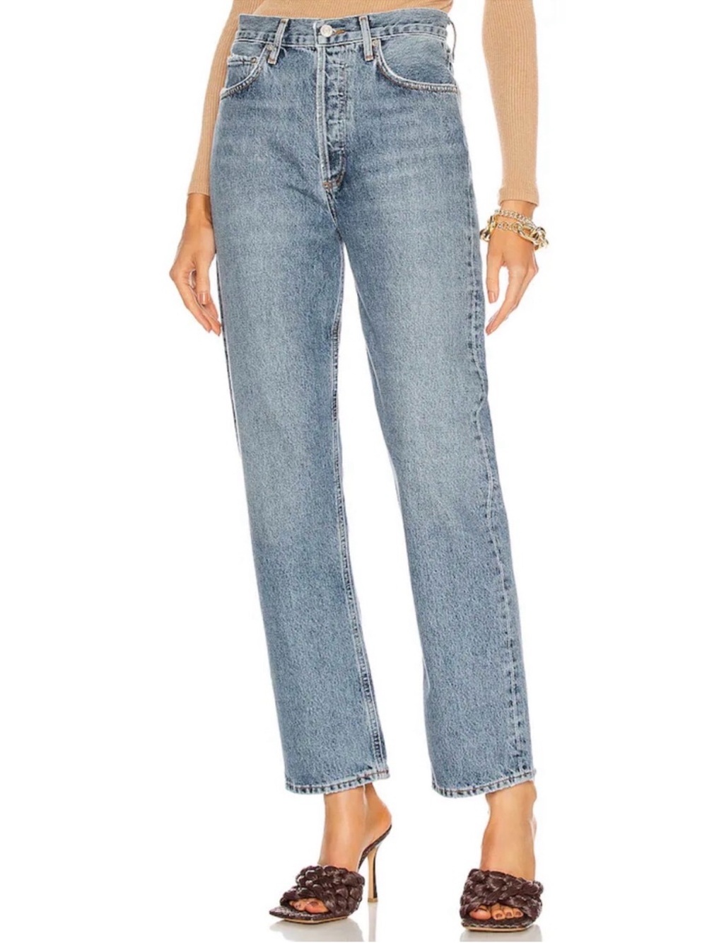 Agolde High-Rise Straight Leg Women's Jeans - 25